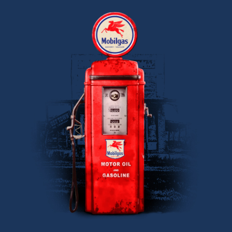 Vintage Gas Pump Station Mobil Leatherette Tumbler | Artistshot