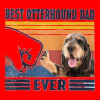 50.mens Best Otterhound Dad Ever Funny Dog Lover Father's Day Gift Rag Bomber Jacket | Artistshot