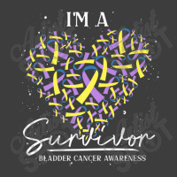 Cancer Survivor Ribbon Heart Bladder Cancer Awareness Beanie | Artistshot