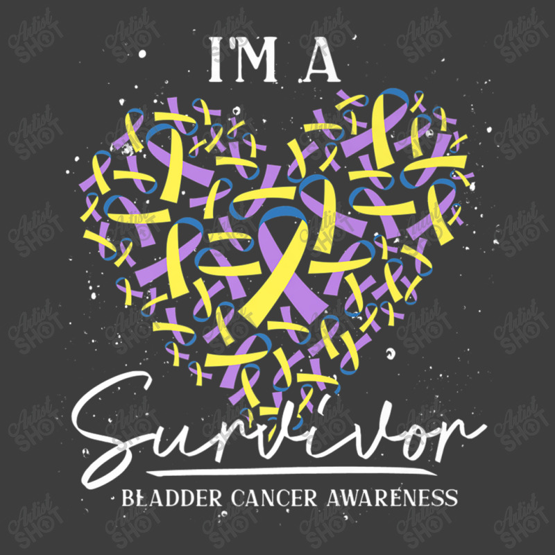 Cancer Survivor Ribbon Heart Bladder Cancer Awareness Beanie by LaytonDesign | Artistshot