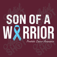 Family Prostate Cancer Awareness Light Blue Son Of A Warrior Beanie | Artistshot