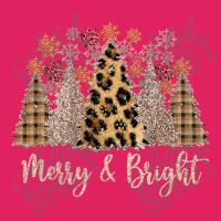 Leopard Print Christmas Merry And Bright Christmas T Shirt Pom Pom Beanie | Artistshot