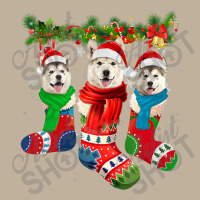 Three Alaskan Malamutes In Christmas Socks T Shirt Sun Shade Cap | Artistshot