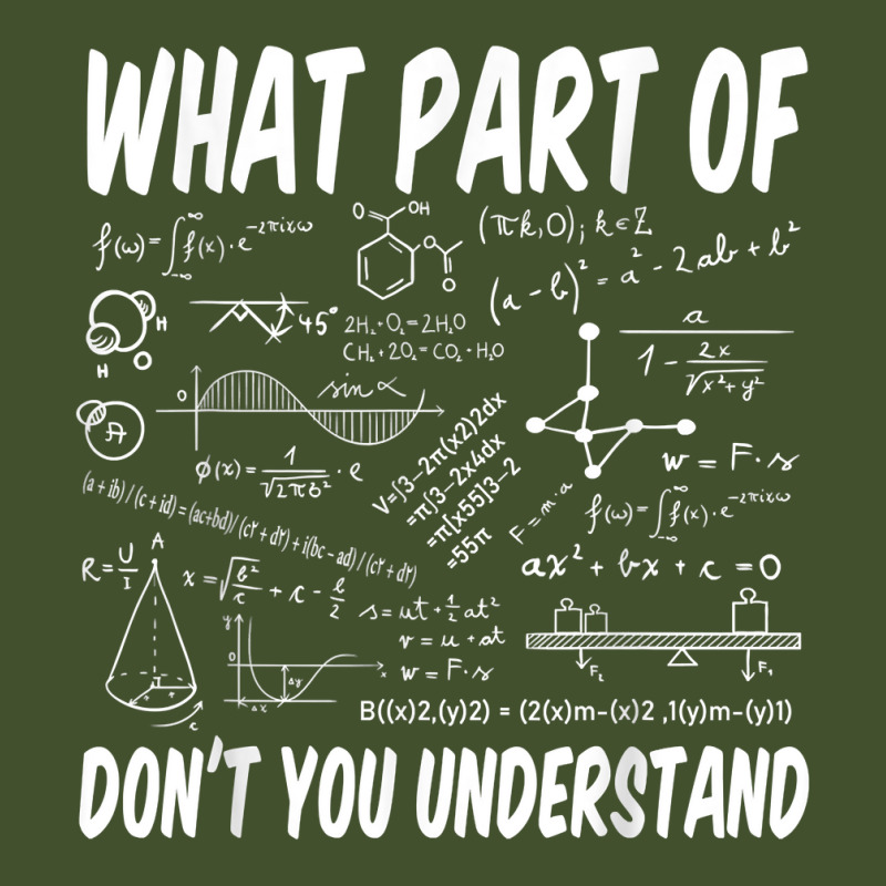 What Part Of Don't You Understand Math Physics T Shirt Sun Shade Cap by peersodshamiw8 | Artistshot