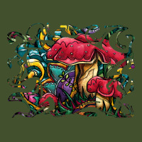 Mushrooms T  Shirt Colorful Red Mushrooms Painting, Psychedelic Amanit Sun Shade Cap | Artistshot