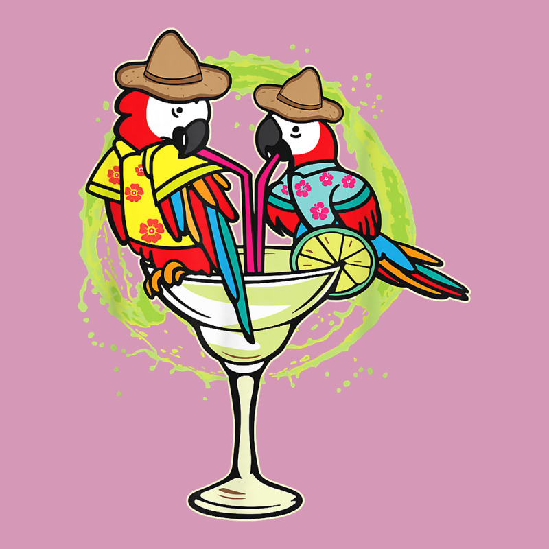 Parrots Drinking Margarita Hawaiian Birds T Shirt Tie Dyed Bucket Hat by shoaibmolleda | Artistshot