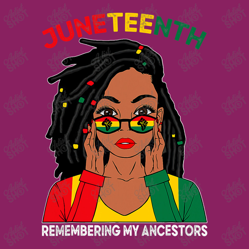 Loc'd Hair Black Woman Remebering My Ancestors Juneteenth Tie Dyed Bucket Hat by nhan0105 | Artistshot