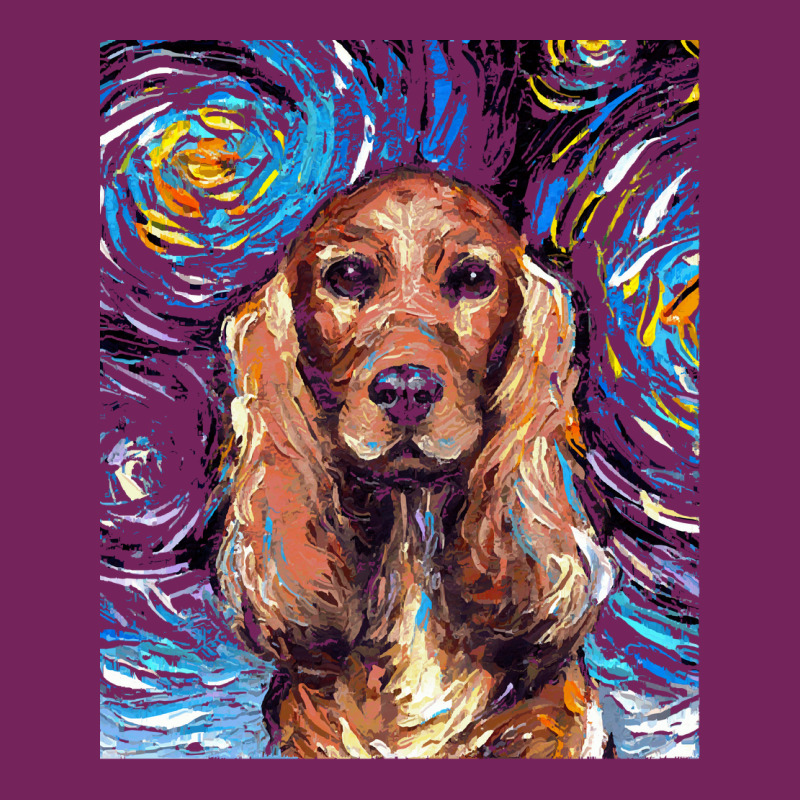 Cocker Spaniel T  Shirt Cocker Spaniel Night ( Portrait) T  Shirt Tie Dyed Bucket Hat by jaylinconsidine282 | Artistshot