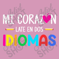 Mi Corazon Late En Dos Idiomas, Bilingual Spanish Teacher Tie Dyed Bucket Hat | Artistshot