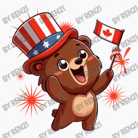 Brown Bear Is Celebrating Canada Independence Day T-shirt | Artistshot