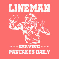 Funny American Football Player Serving Pancakes Lineman Snapback Trucker Cap | Artistshot