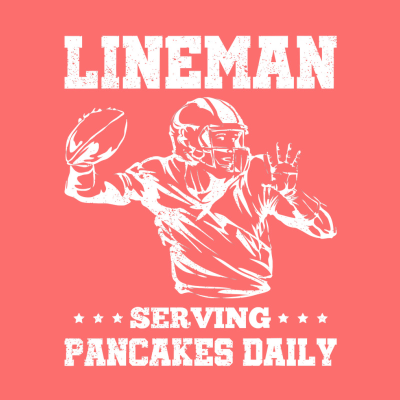 Funny American Football Player Serving Pancakes Lineman Snapback Trucker Cap by pester | Artistshot