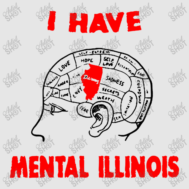 I Have Mental Illinois Adjustable Baseball Cap | Artistshot