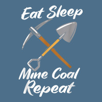 Coal Miner Eat Sleep Mine Coal Repeat T Shirt Dyed Cap | Artistshot