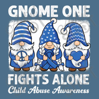 Gnome One Fights Alone Child Abuse Prevention Awareness Dyed Cap | Artistshot