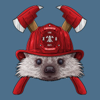 Firefighter Hedgehog Fireman Boys Kids Fire Rescue Animal 264 Dyed Cap | Artistshot