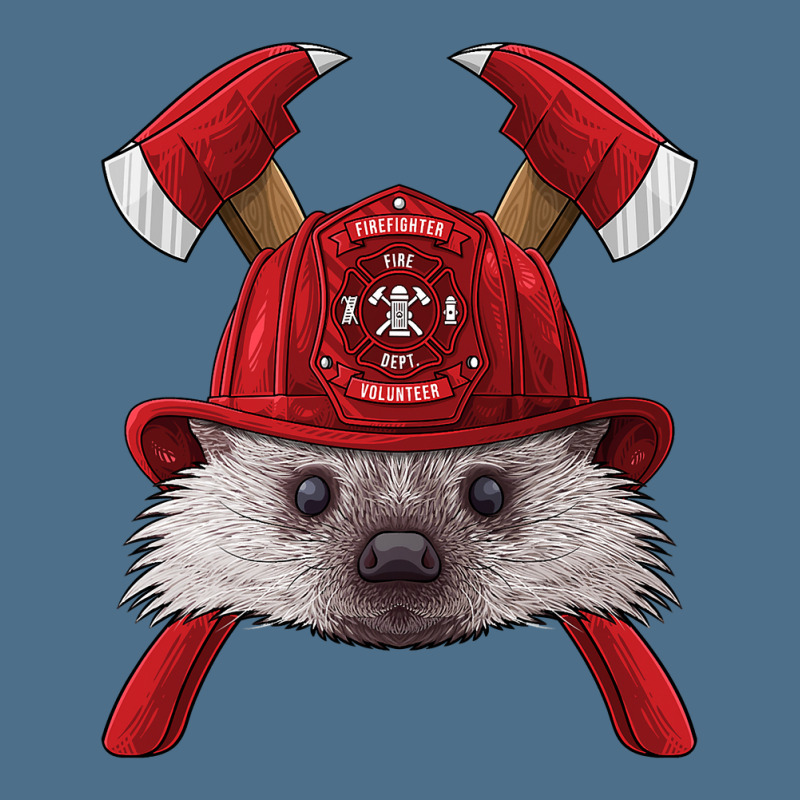 Firefighter Hedgehog Fireman Boys Kids Fire Rescue Animal 264 Dyed Cap by peafowl | Artistshot