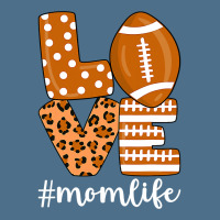 Love Football American Mom Life Player With Leopard Mor Dyed Cap | Artistshot