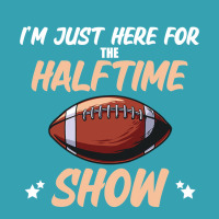 Im Just Here For The Halftime Show Funny American Football Dyed Cap | Artistshot