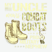 My Uncle Wears Combat Boots Dog Tags Proud Military Nephew Urban Heavy T-shirt | Artistshot