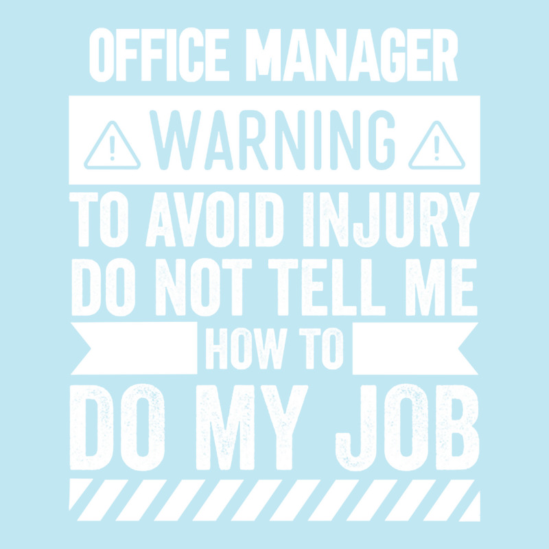 Office Manager Warning Urban Heavy T-shirt | Artistshot