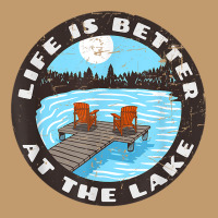 Life Is Better At The Lake   Relaxing Dock Adirondack Chair T Shirt Urban Heavy T-shirt | Artistshot