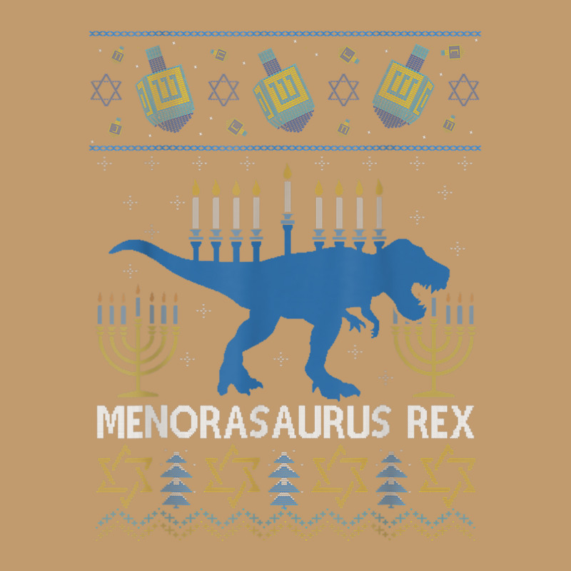 Menorasaurus Rex Funny Dinosaur Hanukkah Jewish Christmas Urban Heavy T-shirt | Artistshot