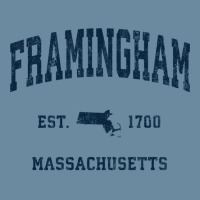 Framingham Massachusetts Ma Vintage Athletic Navy Sports Des Sweatshir Urban Heavy T-shirt | Artistshot