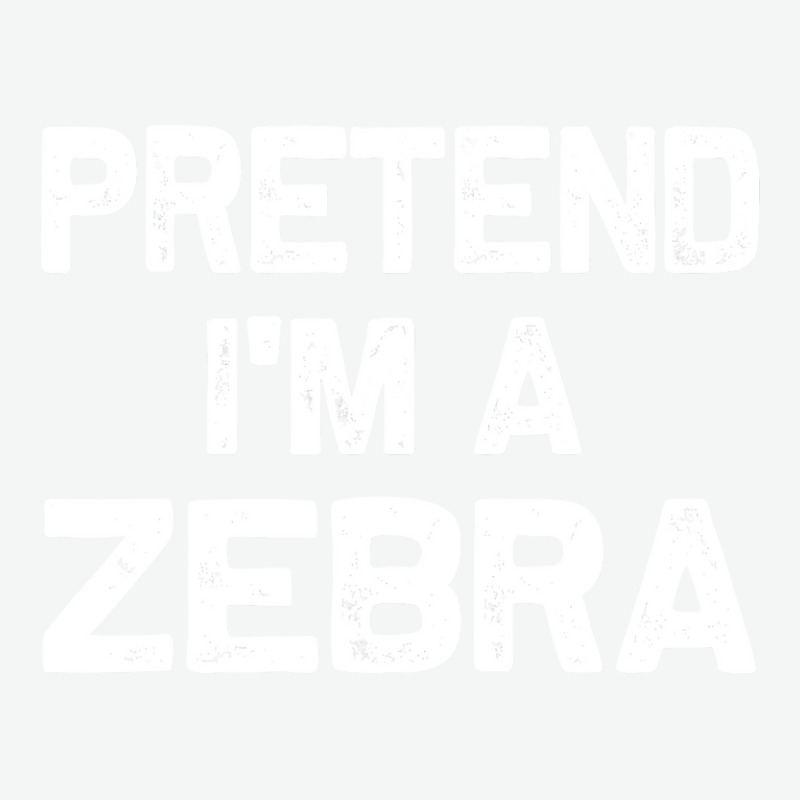 Pretend I M A Zebra Funny Halloween Party Costume Gifts Urban Pullover Hoodie | Artistshot