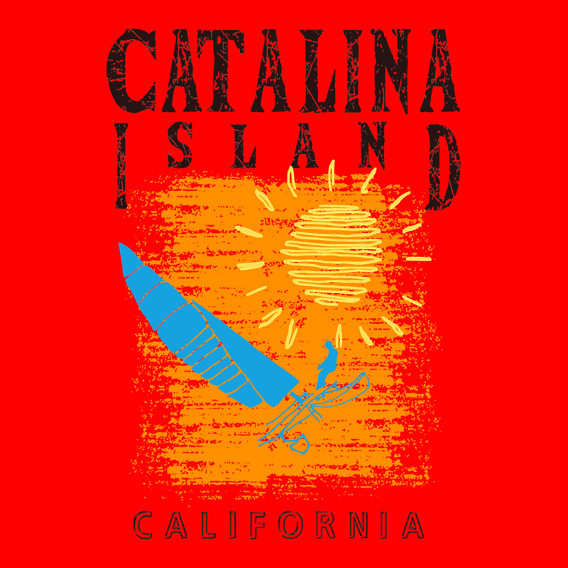 Catalina Island California Sailing Catamaran Sailboat Beam Reach Orang Bomber Jacket by EricFatima | Artistshot