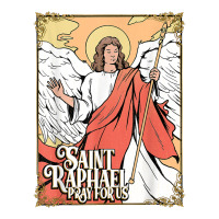 Saint Raphael The Archangel Roman Catholic Healing Angel T Shirt Bomber Jacket | Artistshot