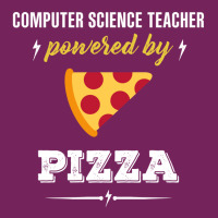 Computer Science Teacher Powered By Pizza Funny Gift Tie Dyed Bucket Hat | Artistshot