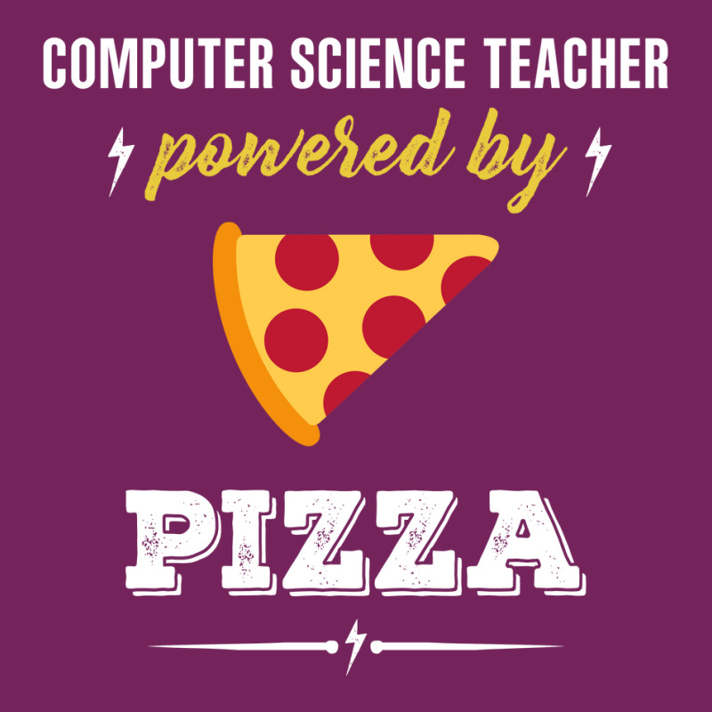 Computer Science Teacher Powered By Pizza Funny Gift Tie Dyed Bucket Hat | Artistshot