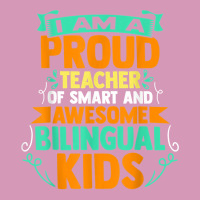 Proud School Teacher Bilingual Kids T Shirt Tie Dyed Bucket Hat | Artistshot