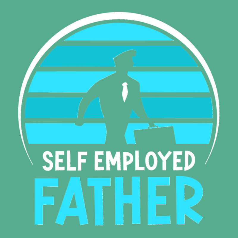 Self Employed Father Work Freelancer Job Boss Dad Daddy Papa Long Slee Tie Dyed Bucket Hat by CharlesLCross | Artistshot