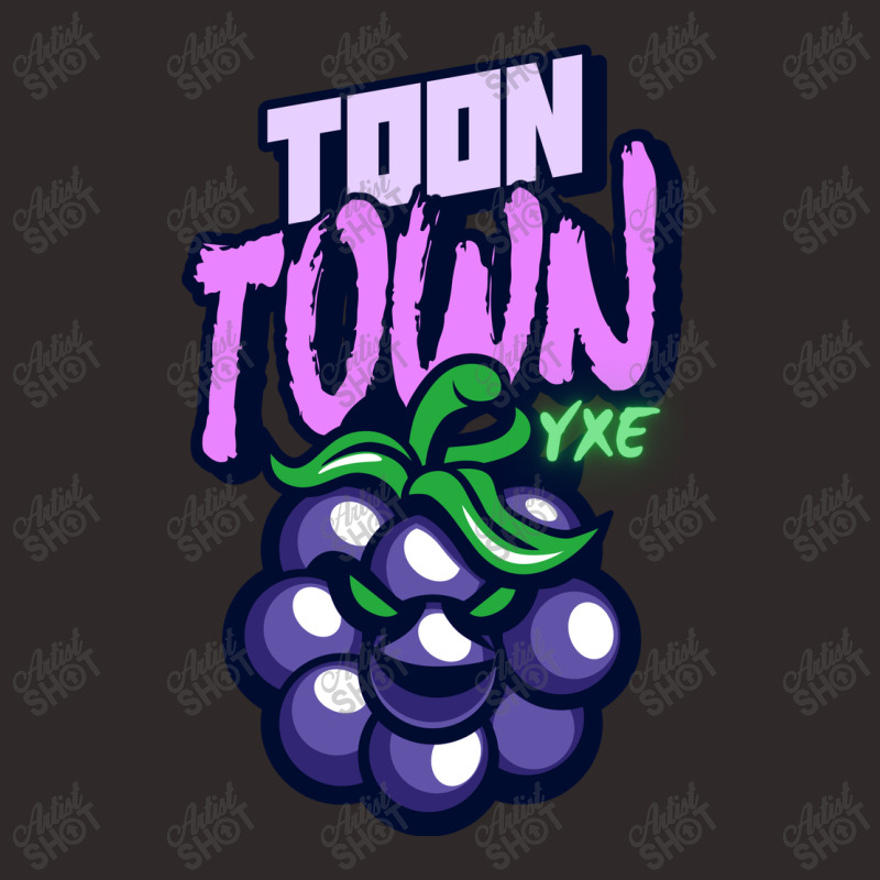 Saskatoon Purple Sour Bunch - Toon Town Yxe Racerback Tank by Stoon Style Studio | Artistshot