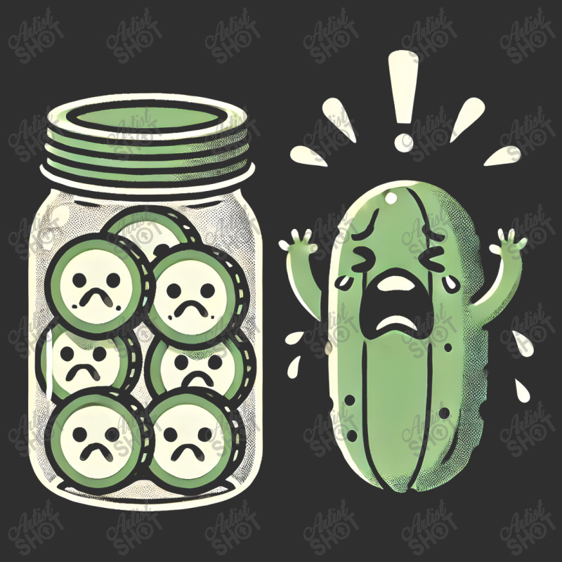 Pickle Surprise A Cucumber And A Jar Of Sliced Snapback Trucker Cap by NQArtist | Artistshot