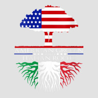 Womens Italian Roots American Grown Tree Flag Usa Italy V Neck T Shirt Foam Trucker Hat | Artistshot