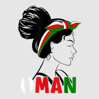 Messy Bun Oman Flag Omani For Girls Womens T Shirt Adjustable Baseball Cap | Artistshot