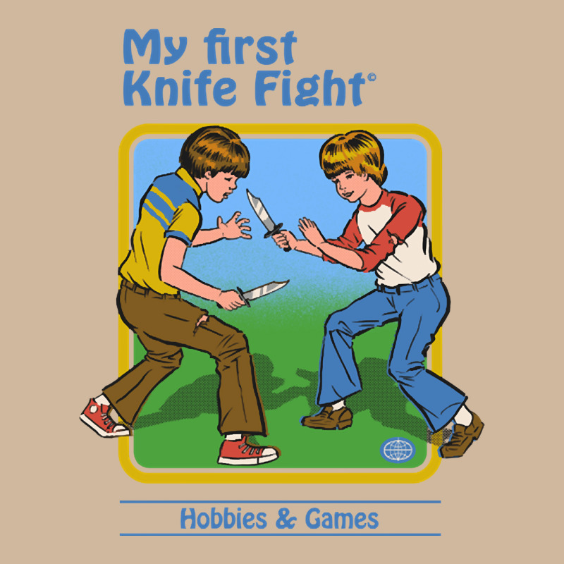 My First Knife Fight, My First Knife Fight Art, My First Knife Fight V Adjustable Baseball Cap by SHOPTERR | Artistshot