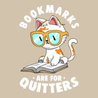 Bookmarks Are For Quitters Cute Nerdy Kitty Bookworm Gift Long Sleeve Adjustable Baseball Cap | Artistshot