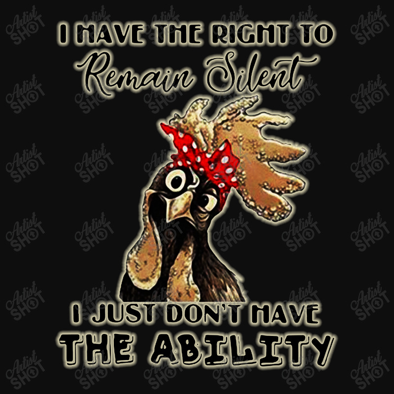 I Have The Right To Remain Silent I Just Don’t Have The Ability Crop Top by GoMarket Tees | Artistshot