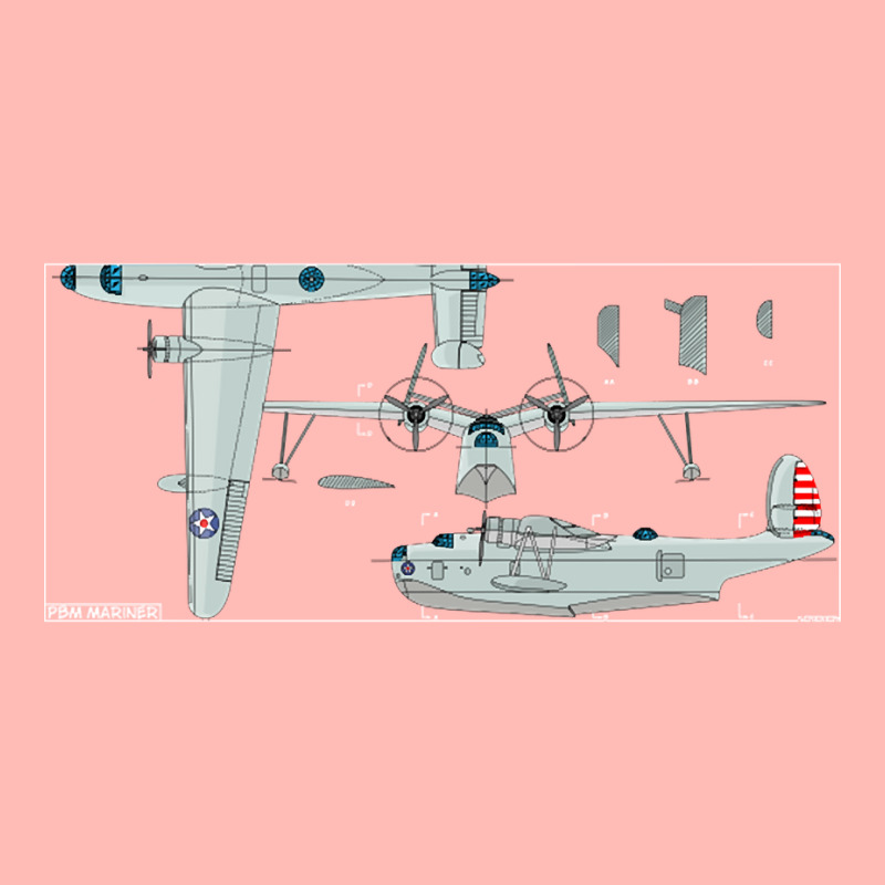 Pbm Mariner American Ww2 Patrol Bomber Flying Boat Diagram Gift Urban Heavy T-shirt | Artistshot