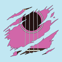 Ripped Ukulele Pink Color Urban Heavy T-shirt | Artistshot