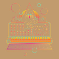 Synthwave Cat On Synthesizer 1 Urban Heavy T-shirt | Artistshot