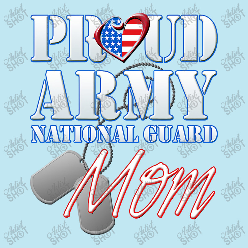 Proud Army National Guard Mom Usa Heart Mothers Day Urban Heavy T-shirt | Artistshot