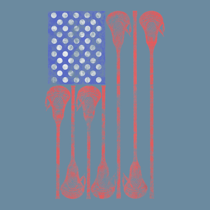 Lacrosse Stick Lax American Flag Urban Heavy T-shirt by cm-arts | Artistshot