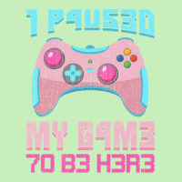 I Paused My Game To Be Here Pink Gamer Girl Leet Urban Pullover Hoodie | Artistshot