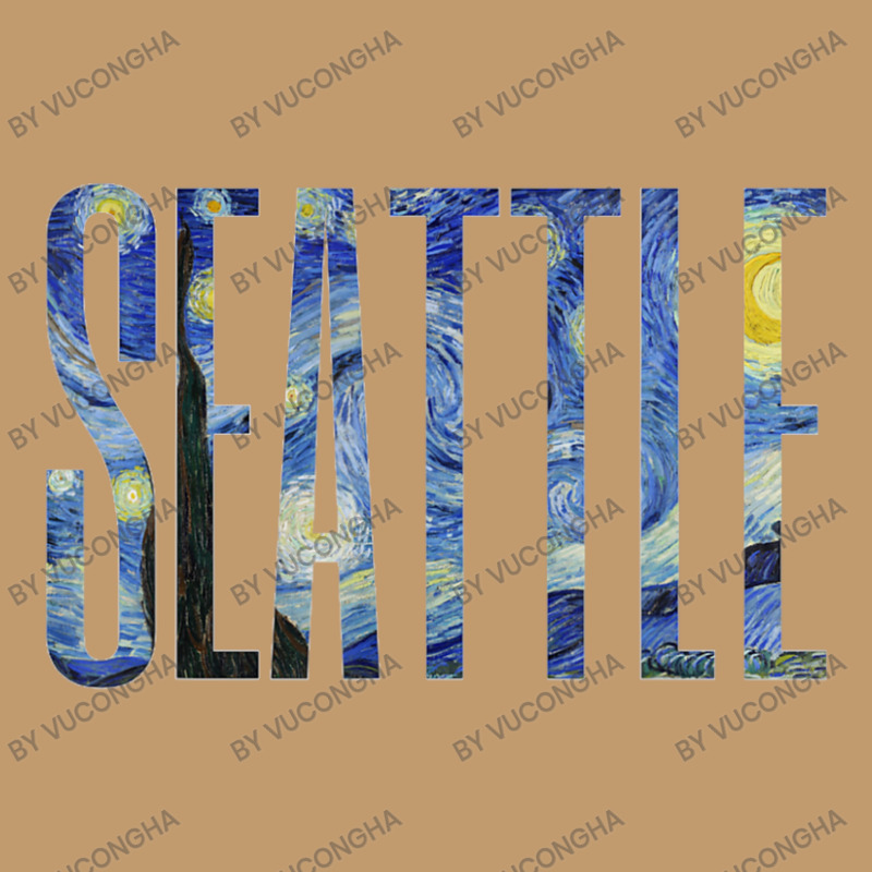 Seattle Van Gogh Starry Night Art Vincent Van Gogh Painting Urban Pullover Hoodie | Artistshot