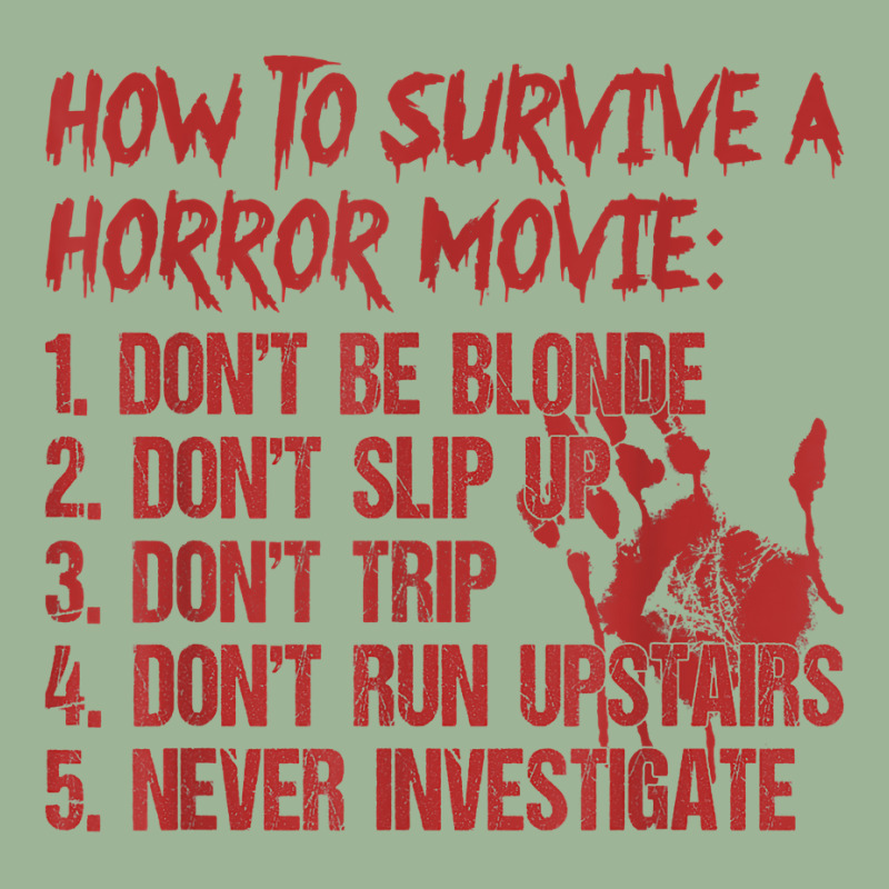 How To Survive A Horror Movie Don't Be Blonde Don't Slip Up T Shirt Urban Pullover Hoodie | Artistshot